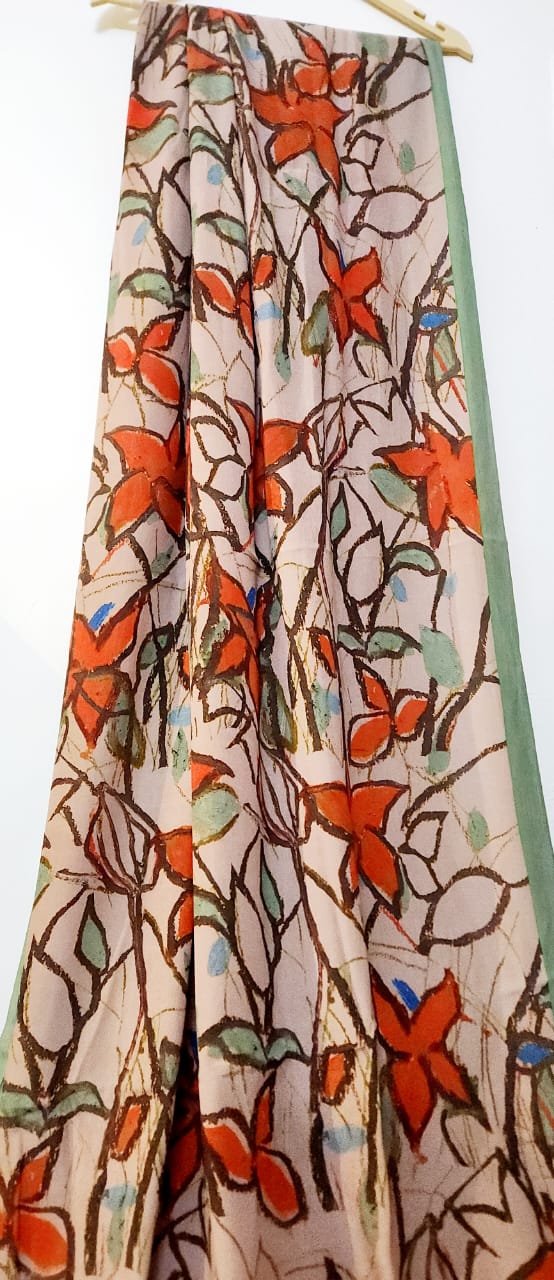 Wild Flower Crepe Saree