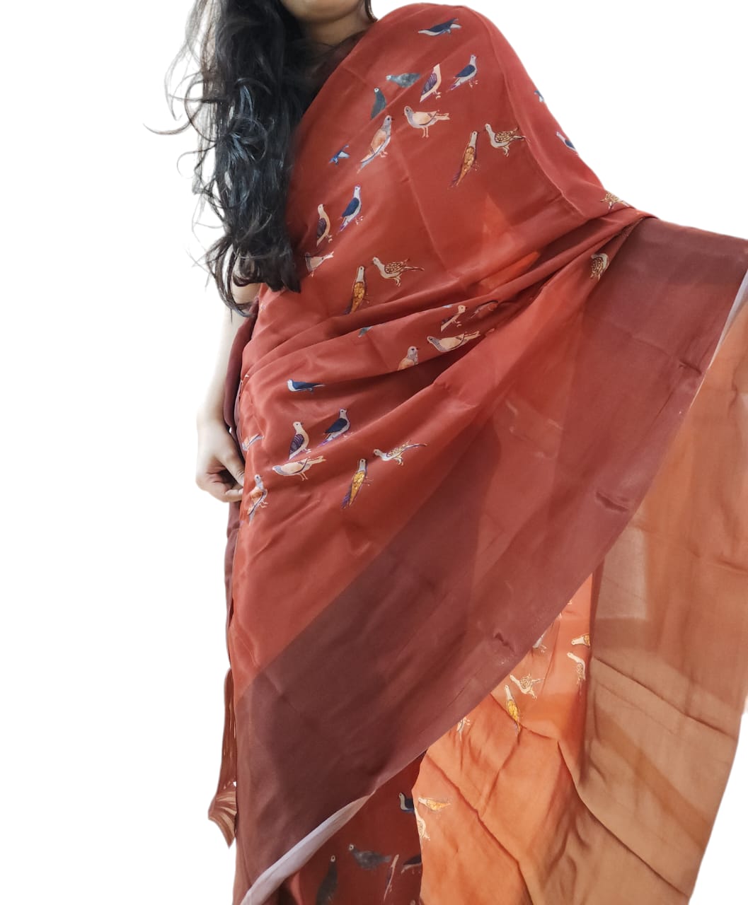 Gutur- Gu Crepe Saree