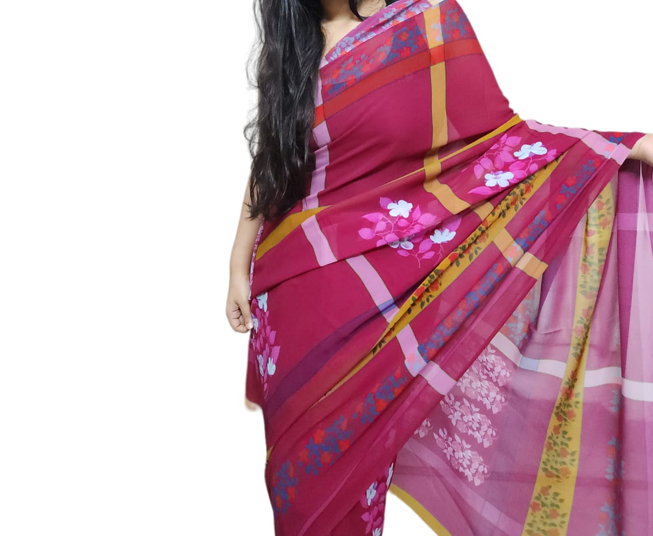 Georgette festive Elegance Saree