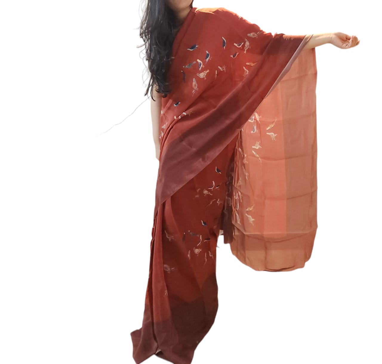 Gutur- Gu Crepe Saree