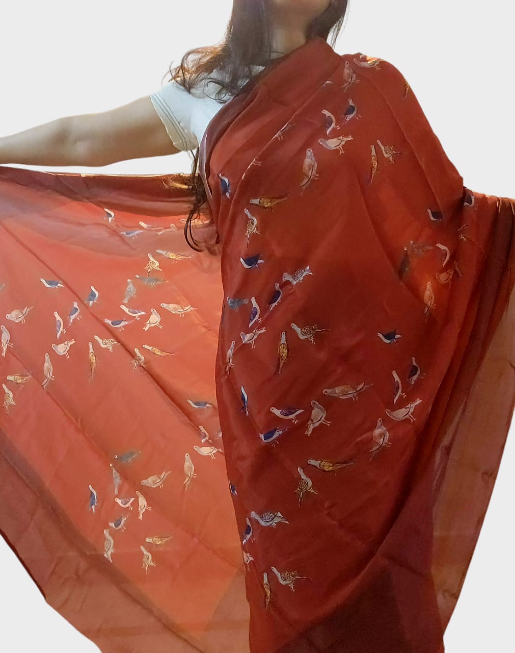 Gutur- Gu Crepe Saree