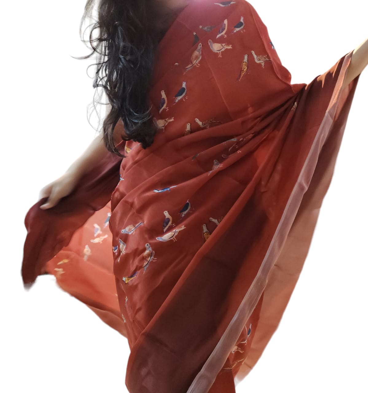Gutur- Gu Crepe Saree